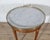 Italian Mid 20th Century Louis XVI–Style Bouillotte Table with Marble Top and Brass Gallery For Sale - Image 3 of 11