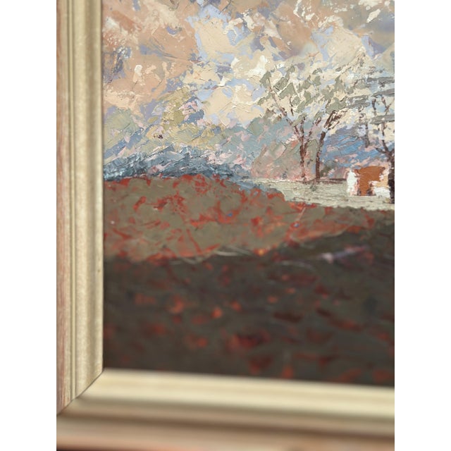 Bertil Wahlberg, Landscape, 1950s, Oil Painting on Panel, Framed For Sale - Image 10 of 18