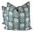 Clay McLaurin "Zinnia" in Mineral 22" Pillows-A Pair For Sale