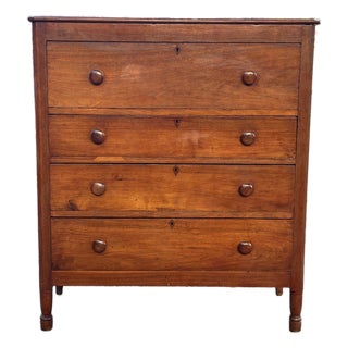 American Antique Cabinetmaker Chest of Drawers For Sale