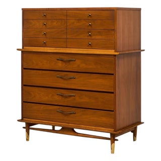 Mid 20th Century Lane Copenhagen Highboy For Sale