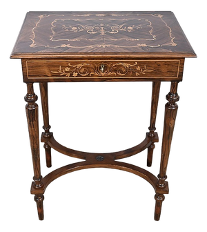 Small End of 19th Century Louis XVI Marquetry Table