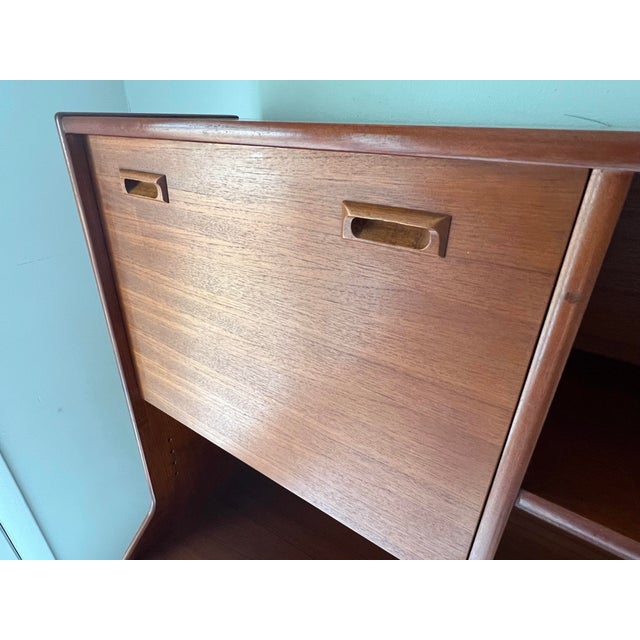 Copper 1960s Mid Century Danish Teak Hutch For Sale - Image 8 of 8