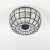 Large Mid-Century Modern Glass Ceiling Light from Limburg, Germany, 1960s For Sale - Image 12 of 12