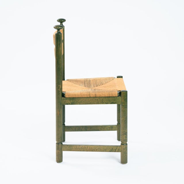 Odessa Dining Chairs and Extendible Table in Stained Birchwood and Danish Cord, 1970s, Set of 7 For Sale - Image 11 of 18