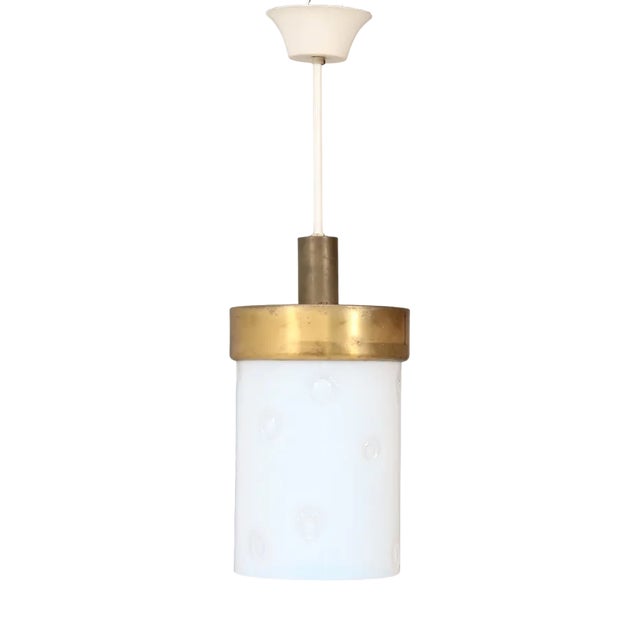 Mid-Century Modern Bronze Murano Pendant Lamp, 1960s For Sale