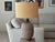 1960s 1960s Bob Kinzie Affiliated Craftsmen Studio Mid Century Textured Monumental Pottery Table Lamp For Sale - Image 5 of 9