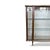 Mid-Century Formica and Curved Glass Display Bar with Etched Design For Sale - Image 5 of 8
