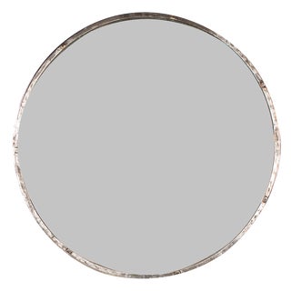 20th Century Large Convex Railway Mirror, Czechoslovakia, 1950s For Sale