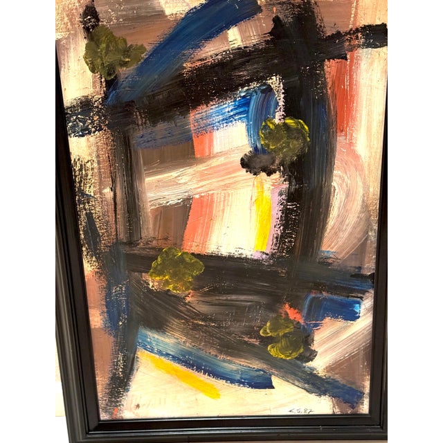 Untitled, Edvins E. Strautmanis (1933-1992) Oil on Artist Board 36 x 24 inches Framed Dimensions: 41.5 x 29.5 x 2 inches...