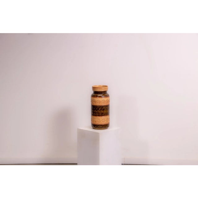 Large West German 660 40 Fat Lava Vase by Bay Keramik, 1970 For Sale - Image 3 of 6