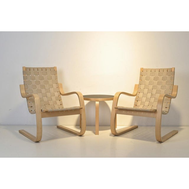 Set of 406 Cantilever Lounge Chairs by Alvar Aalto for Artek, Finland For Sale - Image 16 of 16