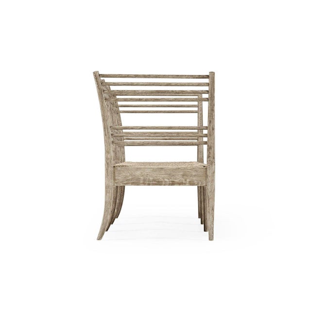 Neoclassical Gustavian Slatted Wood Bench Sofa For Sale - Image 10 of 14