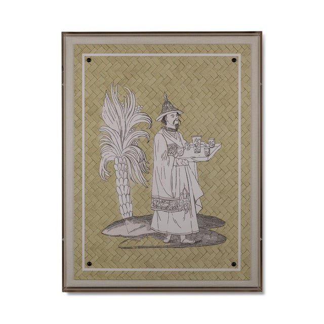 Winterthur for Port 68 Azalea Woods, Man Shadowbox Giclee Print For Sale In Chicago - Image 6 of 6