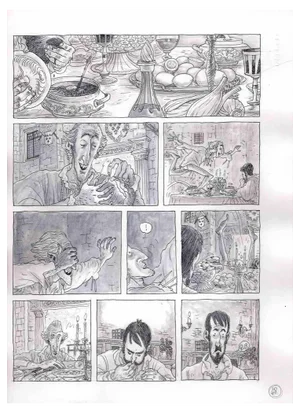 Vincenzo Bizzarri, Last Dinner, Original Illustration, 2015