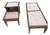 Mid-Century Modern Bassett Walnut/Marble Coffee Table & Step End Table-2 Piece Set For Sale