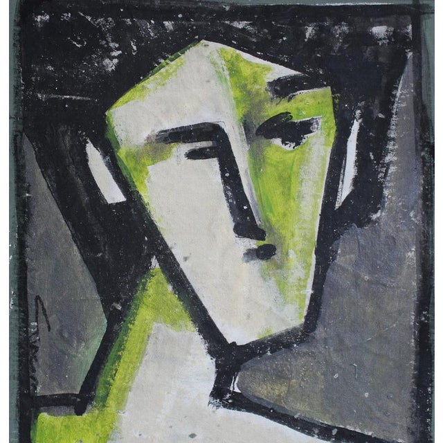 Contemporary Hidden Portraits XXXIII, 1990s, Acrylic Painting on Cnavas, Framed For Sale - Image 3 of 11