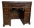 1950s Traditional Federal Kneehole Desk and Sewing Desk For Sale