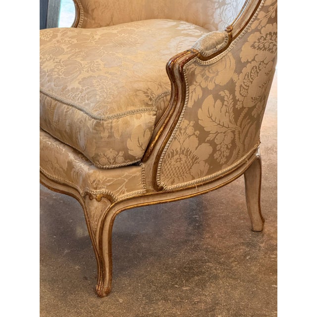 19th Century Louis XV Style Bergere For Sale - Image 6 of 10