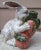 Traditional Vintage Italian Painted & Glazed Rabbit Figure - Made in Italy For Sale - Image 3 of 12