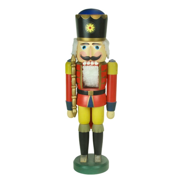 German Nutcracker in Yellow and Red Costume, 1960s For Sale