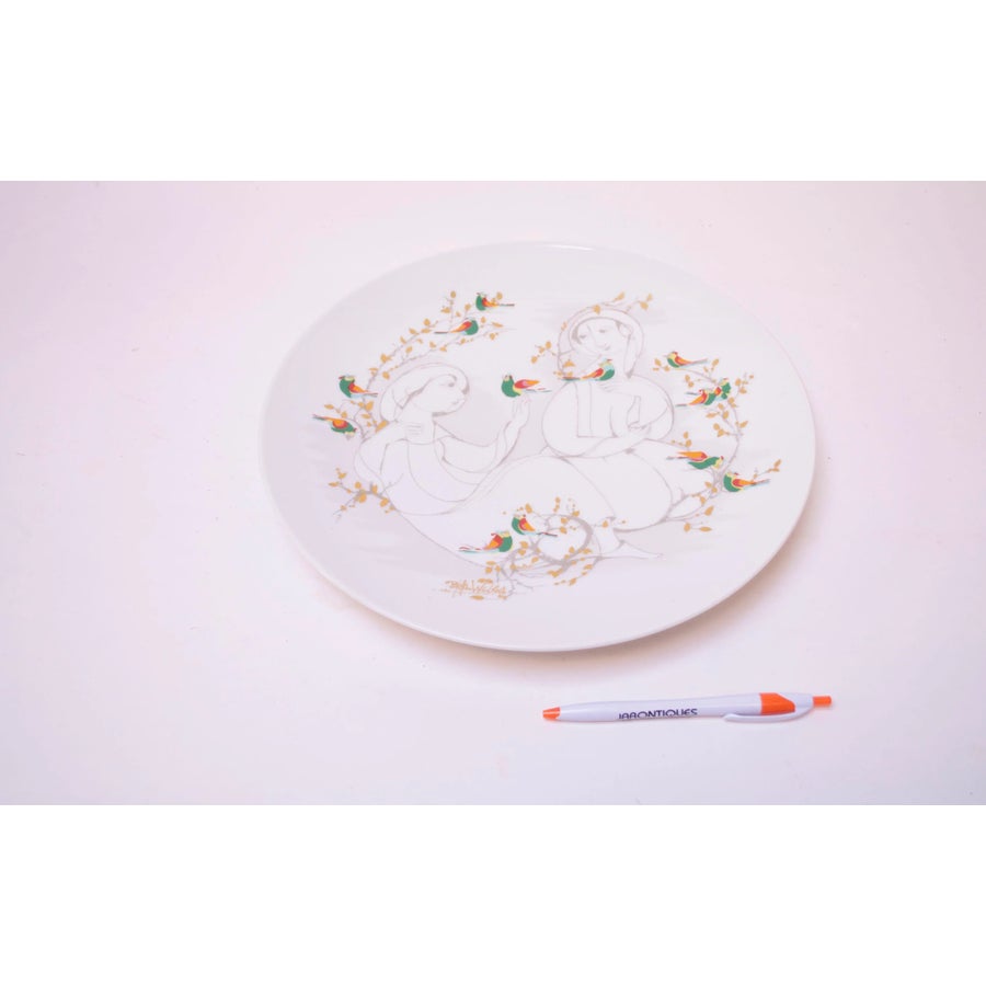 Bjørn Wiinblad for Rosenthal Studio Line Decorative Plate | Chairish