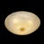 This exquisite mid-century modernist chandelier by Barovier & Toso, hand-blown in Murano, Italy circa 1950, is a radiant...