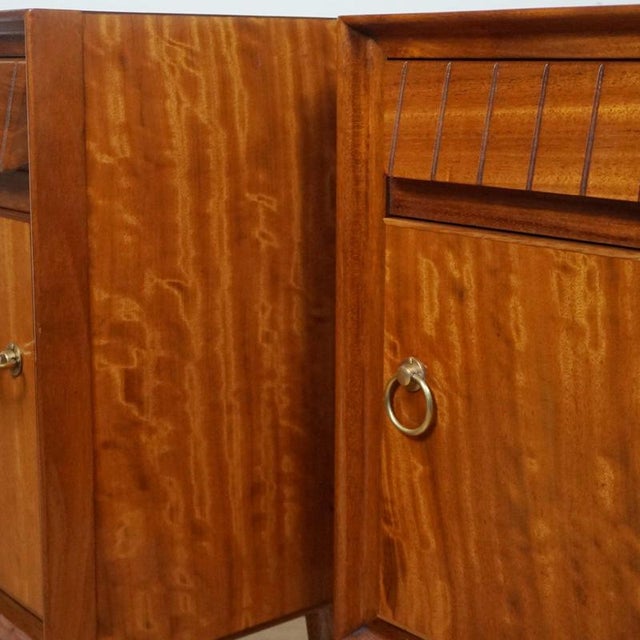 Mid-Century Bedside Cabinets by Heals of London, 1950s For Sale - Image 6 of 8