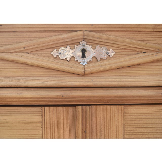 Pine Two Door Vertigo or Vertical Cabinet For Sale - Image 18 of 18