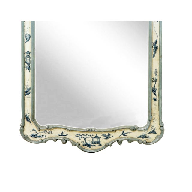 Late 20th Century A Vintage 1960s Italian Chinoiserie Pagoda-Shaped Wall Mirror For Sale - Image 5 of 7