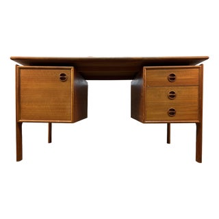Mid-Century Teak Executive Desk by Art Furn of Denmark For Sale