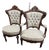 Early 20th Century Chairs Victorian Style Captain/Missus Chairs For Sale