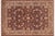 Taupe Beautiful 1990's Pak-Persian Red/Taupe Wool Rug - 6'2'' X 9'1'' For Sale - Image 8 of 9