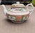 Chinoiserie Vintage Chinese Export Famille Rose Medallion Canton Porcelain Tea Service | 11 Piece Hand-Painted Teapot Set With Cups, Creamer & Covered Bowls For Sale - Image 3 of 12