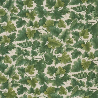 Schumacher Edinburgh Vine Fabric In Forest For Sale
