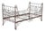 French Wrought Iron Folding Campaign Bed For Sale