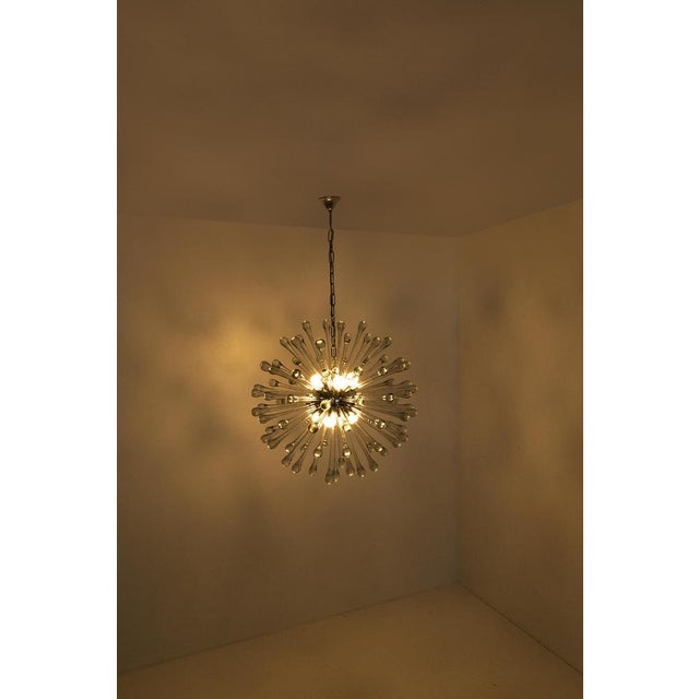 Sputnik Murano Glass Drops Chandelier, Italy, 1960s For Sale - Image 12 of 16