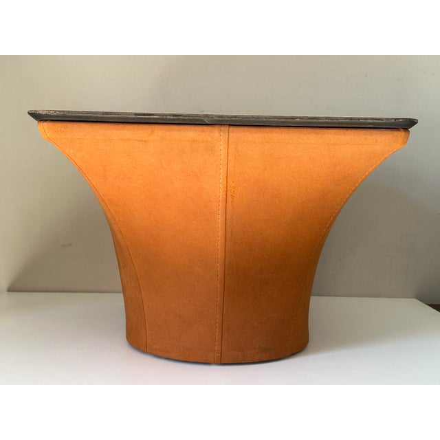 Orange French Bedside Table by Bernard Brunier, 1960s For Sale - Image 8 of 14