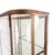 Metal Large Antique Metal Museum Display Cabinet with Curved Glass, 1890s For Sale - Image 7 of 18