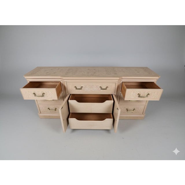 Vintage Drexel Heritage Corinthian Triple Dresser & Mirror Set