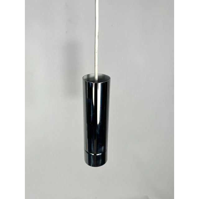1970s Chrome Pendant Lamps from Stilux Milano, 1970s, Set of 2 For Sale - Image 5 of 12