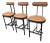 Michael Oren Design Porter Place Style Swivel Counter Stools, Set of Three For Sale