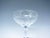 Vintage 1930s Weston Cut Glass Liquor Cocktail Goblets With Floral Design and Cobalt Foot - 7 Pieces For Sale - Image 10 of 13