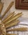 Large Vintage Italian Giltwood Sunburst Mirror With Carved Scroll Frame For Sale In Dallas - Image 6 of 8