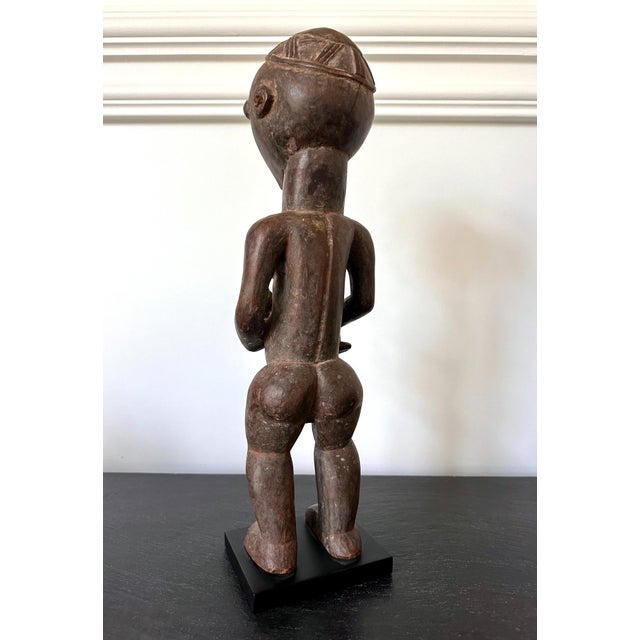 Lwalwa Mother Figure Holding Baby DR Congo Africa with Provenance For Sale In Atlanta - Image 6 of 18