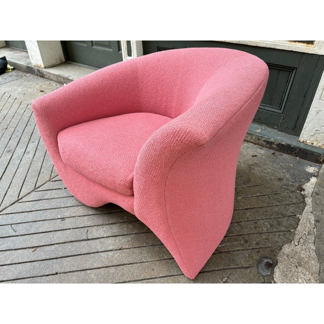 Vladimir Kagan for Directional "Hurricane" Lounge Chair. Outlandish and crazy! This one makes a statement! In it's...