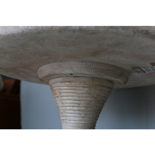 Gabby Gloria Antique Gold and Silver Leafed Table For Sale - Image 4 of 7