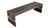 "Galeone" Bench With Stainless Steel, Walnut and Bronze Details For Sale - Image 9 of 9