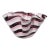 Vintage Murano Dark Purple Pink White Swirling Ribbons Italian Art Glass Decorative Fazzoletto Flower Vase For Sale
