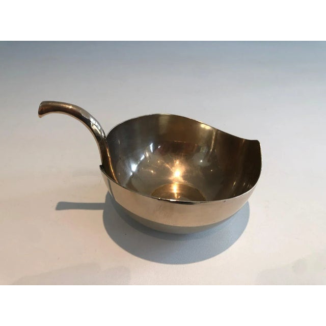 Circa 1970 French Brass Leaf Vide-Poche For Sale - Image 4 of 13